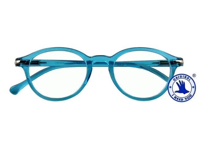 Leesbril I Need You +1.50 dpt Tropic blauw