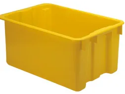 Draaistapelbak Pp Hxlxb 280X650X450Mm 60L Geel