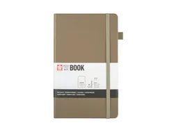 Notitieboek Sakura hard cover large lijn sintel 130x210mm