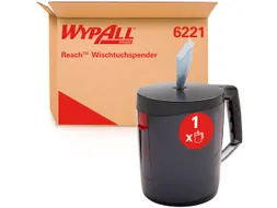 Poetsroldispenser WypAll reach centerfeed zwart 6221