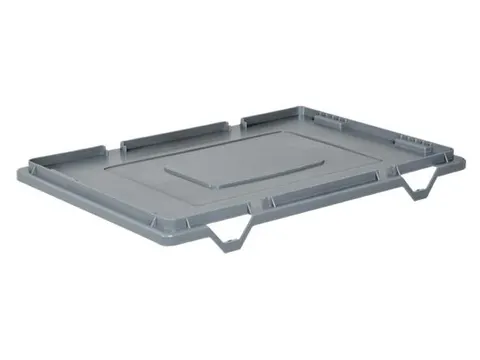 Stolpdeksel Voor Euronorm Draaistapelbak 600x400mm Grijs