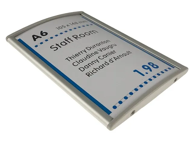 Menoor Deurbord Premium Gebogen A6