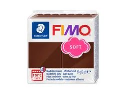 Boetseerklei Fimo soft 57 gram choco