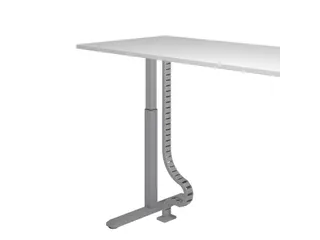 Addit kabelgeleider Grijs voor zit-sta Bureau 130cm incl. magneethoude - 8