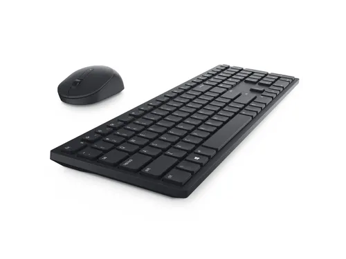 DELL KM5221W Toetsenbord Inclusief muis Kantoor Draadloos AZERTY Zwart