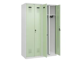 locker voor scheiding van kleding,HxBxD 1850x1200x500mm,4vak - 1
