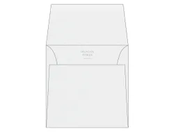 Vierkante envelop 170x170mm Strip Rives Tradition Extra Wit