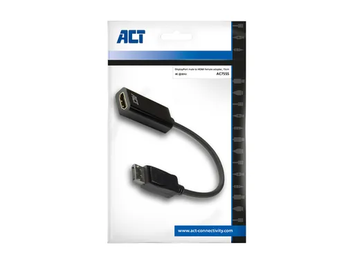 Adapter ACT DisplayPort naar HDMI 4K 0.15 meter