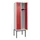 locker,HxBxD 2120x600x500mm,2vak,vak B 300mm,cil.-slot,voetonderstel
