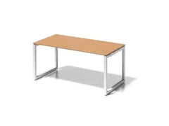 bureau,HxBxD 740x1600x800mm,blad beuken,sledeframe verkeerswit