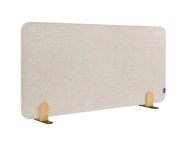 Elements Bureauscherm akoestisch 60x120cm Beige Houders