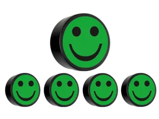 Impressiemagneet Face Groen 35Mm - 1
