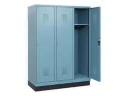 schoollocker,HxBxD 1630x1200x500mm,3vak,vak B 400mm,cil.-slot,sokkel