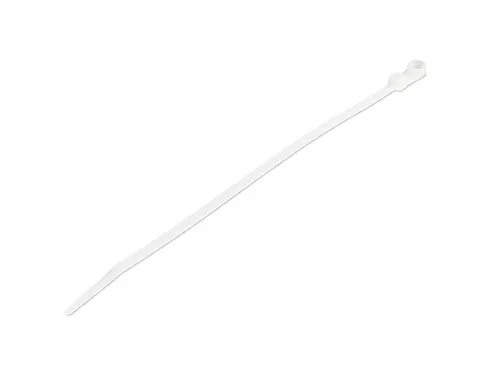 20cm Kabelbinders met montagegat 4mm wit 100 stuks