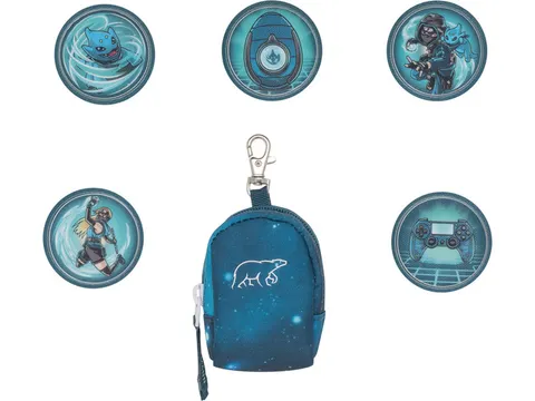 Mini tas Beckmann Ninja Master green incl. 5 buttons