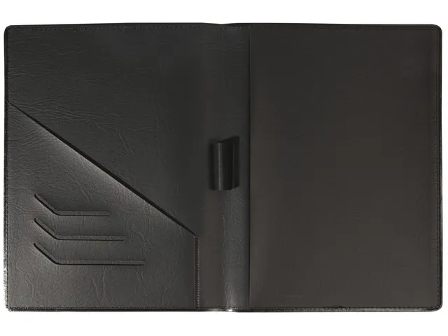 Conférencier Sigel A5 noir aspect cuir noir mat