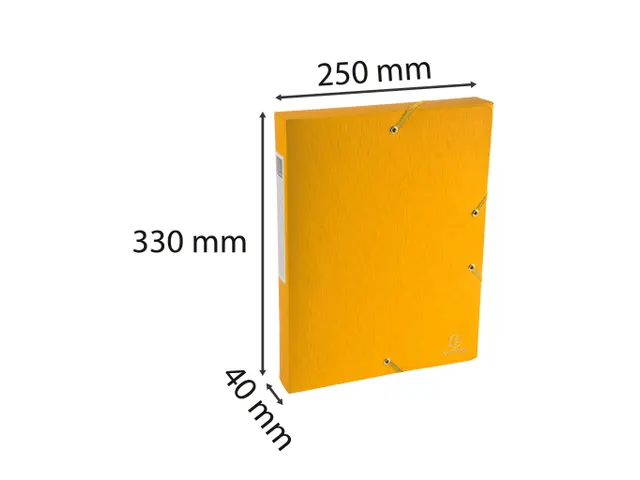Klasseerdoos Scotten rug 40mm A4 geel