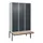 locker met bank,HxBxD 2120x1200x815mm,3vak,vak B 400mm,cil.-slot