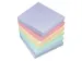 Bloc-mémos 75x75mm Harmony assorti 6 Blocs
