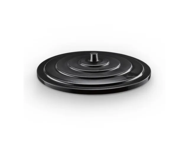 oplegdeksel,HDPE,v. ton inhoud 150l,zwart,meerprijs