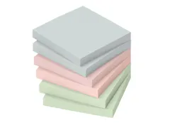 Notitieblok 75x75mm Assorti Pastel Pak A 6 Blok