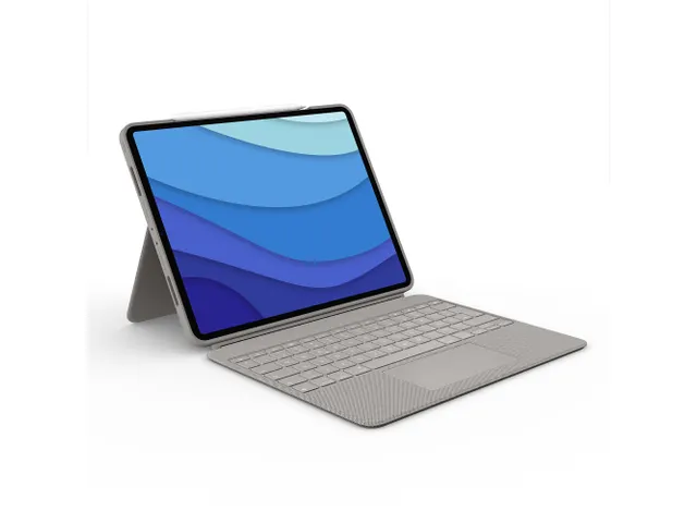 Etui clavier Combo Touch iPad Pro (5ème gen) QWERTY Anglais US sable