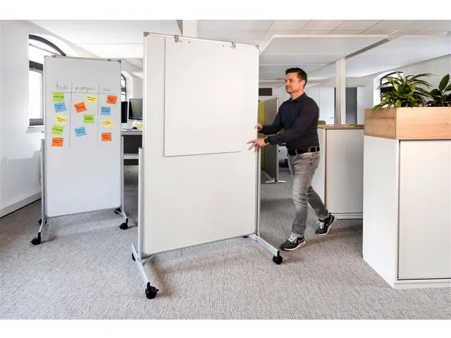 Mobiel Whiteboard MAULpro Easy2move 100x180cm