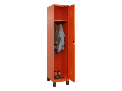 locker,HxBxD 1950x400x500mm,1vak,vak B 400mm,cil.-slot,voeten