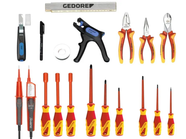 1091 18-Delige Koffer Voor Elektrisch Gereedschap
