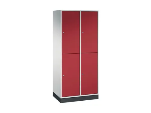 grootvolume garderobekast,RAL 7035/RAL 3003,HxBxD 1950x820x500mm