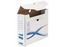 Bankers Box Basic, transfer archiefdoos, ft A4+, rug van 80mm wit