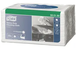 Tork 530150 W8 Poetsdoeken Gevouwen Wit