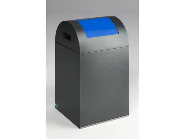 Afvalverzamelaar Zelfblussend 43 Liter 660X320X320Mm Klemring Blauw