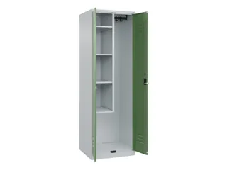 schoonmaakkast,HxBxD 1850x600x500mm,links 4vakken - 2
