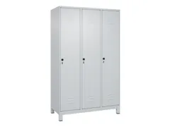 locker voor scheiding van kleding,HxBxD 1950x1200x500mm,3vak