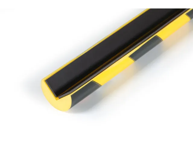 Hoekbeschermingsprofiel 25mm x 1m C25R magnetisch geel/zwart
