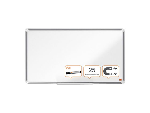 Whiteboard Nobo Premium Plus Widescreen 50x89cm emaille | NoboWhiteboard.nl