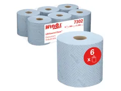 Poetsrol WypAll L20 2-laags 18,3cmx144m 380vel blauw 7302