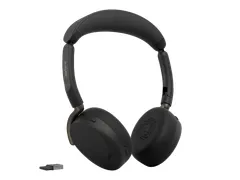 Jabra Evolve3 65 Flex UC Stereo draadloze headset USB-A Zwart