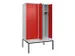 locker voor scheiding van kleding,HxBxD 2120x1200x815mm,4vak