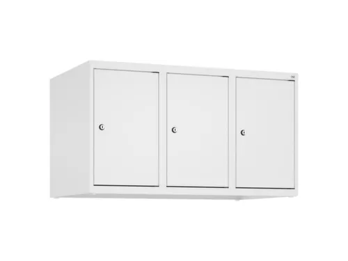 opzetkast,v. locker,3vak.,vak B 300mm,HxBxD 500x900x500mm,vleugeldeur