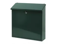 Wandbrievenbus 37cm Groen Staal
