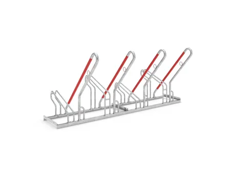 fietsbeugel,L 2000mm,4instelplaatsen,gebruik eenzijdig,vuurverzinkt