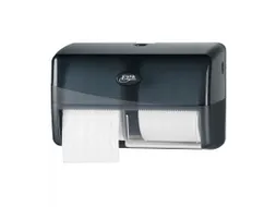 Euro Pearl 431052 Zwart duo toiletrolhouder