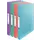 Colour'Breeze ringmap, 2 ringen, PP, ft A4, met soepele kaft Assorti