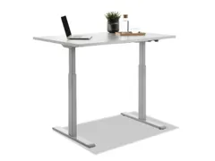 Elektrisch ihv bureau,HxBxD 700-1200x1200x800mm,blad grijs