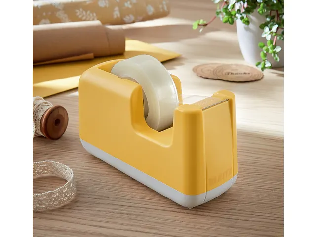 Plakbandhouder Leitz Cosy geel