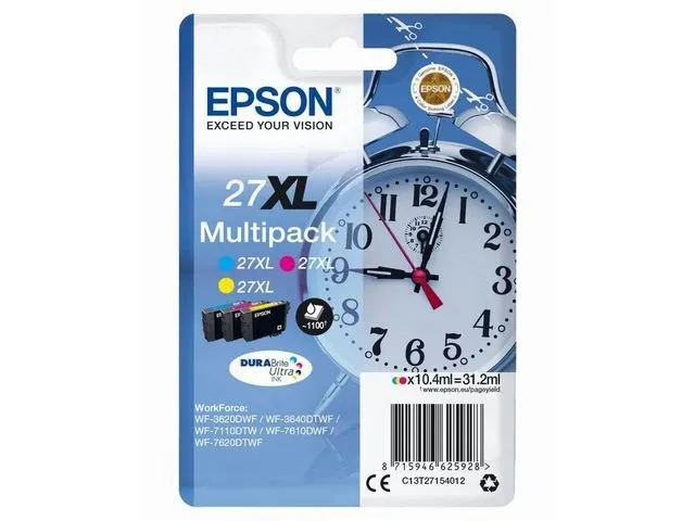 27XL Inktcartridge, Multipack, Kleur
