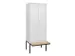 locker voor scheiding van kleding,HxBxD 2120x800x815mm,2vak