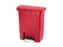 Pedaalemmer Slim Jim Step On Front Kunststof 30 Liter Rood